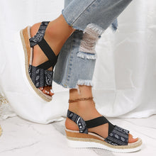 Load image into Gallery viewer, Women&#39;s wedge fish mouth casual sandals
