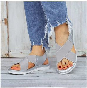 Women's summer non-slip wear-resistant flat sandals