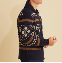 Cargar imagen en el visor de la galería, Sweater Big Cardigan Zip Up Knit
