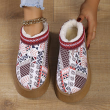 Cargar imagen en el visor de la galería, Thick-soled fluffy cotton all-match warm snow boots
