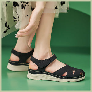 Women's Comfortable Casual ToE-toe Hollow Thick-Soled Sandals