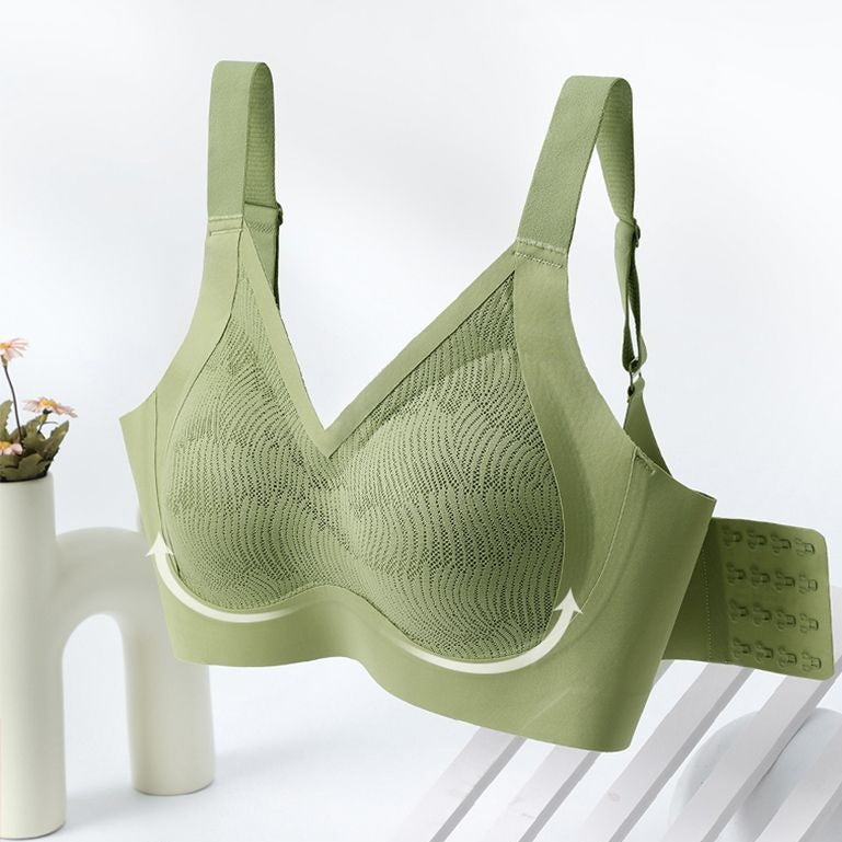 Women's Thin Fixed Cup Unbreasted Pull-Up Bra