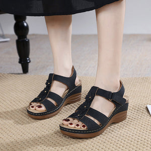 2023 Fish Mouth Thick Bottom Wedge Ladies sandals