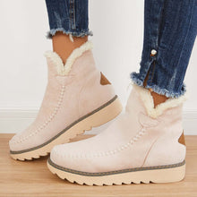 Load image into Gallery viewer, 2023 New Ladies Thick Sole Solid Color Overfoot Warm Short Boots
