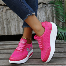 Load image into Gallery viewer, Autumn women&#39;s mesh thick-soled sports shoes
