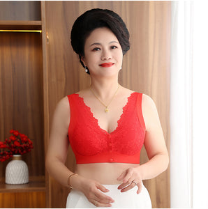 Seamless Front BucklE-less WirE-free Tank Top Bra