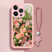 Load image into Gallery viewer, New Pink Rose Flower iPhone Case
