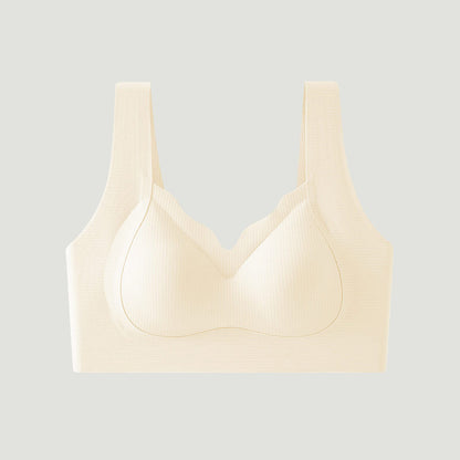 Wire-Free Seamless Push-Up One-Piece Bra