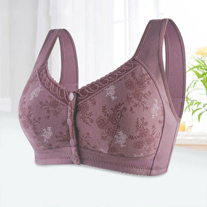 Women's wireless wide shoulder plus size bra