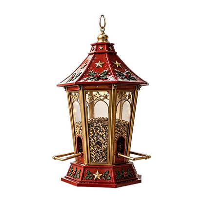 Graddi Holly & Seed Christmas Bird Feeder