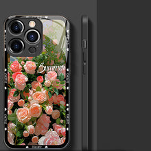 Load image into Gallery viewer, New Pink Rose Flower iPhone Case
