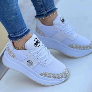 Women's Spring New Casual Wedge Mesh Sneakers