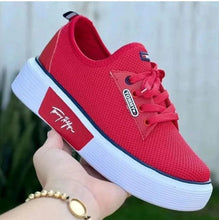 Load image into Gallery viewer, Ladies flat flying woven casual sports shoes
