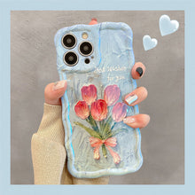Load image into Gallery viewer, Premium Oil Painting Flower iPhone Case
