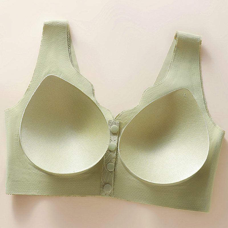 Front-Open Wire-Free Bra for Middle-Aged and Elderly