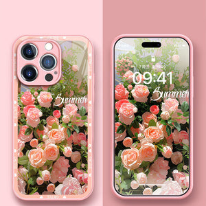 New Pink Rose Flower iPhone Case