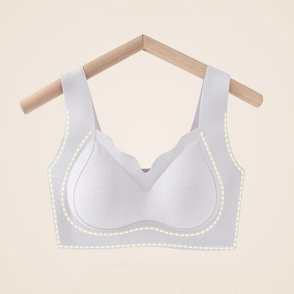 Wire-Free Seamless Push-Up One-Piece Bra