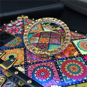High Quality Bohemian Lanyard Ring Phone Case For iPhone & Samsung