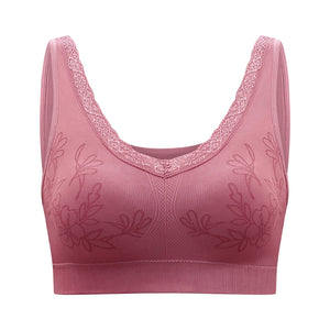 Soft Cup Seamless Push Up Lingerie Middle-Aged Women Underwear