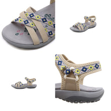 Load image into Gallery viewer, Womens Walking Athletic Sandals Open Toe Wide Comfy Water Sandal
