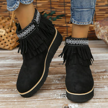 Cargar imagen en el visor de la galería, Womens Booties Casual Ankle Boots Work Women Side Zipper Faux Suede Winter Shoes
