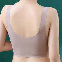 Load image into Gallery viewer, Women&#39;s seamless push-up latex deep V comfortable bra
