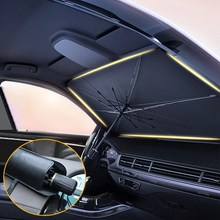 Load image into Gallery viewer, Foldable Car Windshield Sun Shade Umbrella
