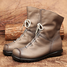Cargar imagen en el visor de la galería, New winter low heel warm short boots
