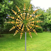 Load image into Gallery viewer, Metal Windmill 3D Kinetic Sculpture

