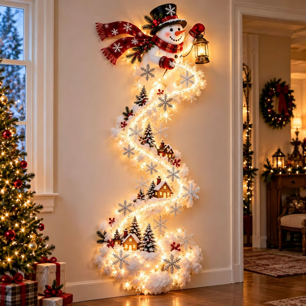Christmas Cloud Tree Wall Decoration