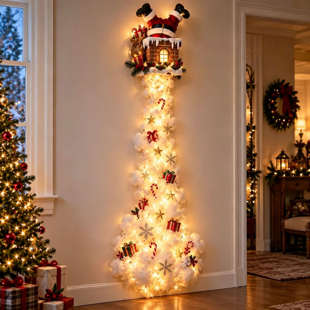 Christmas Cloud Tree Wall Decoration