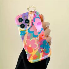 Load image into Gallery viewer, Dopamine Graffiti Flower iPhone Case
