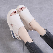 Load image into Gallery viewer, 【35-42】2024 verano nuevas sandalias de plataforma de tacón de cuña de gran tamaño para mujer

