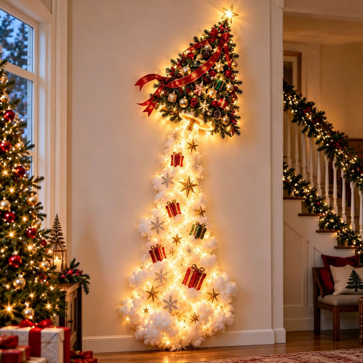 Christmas Cloud Tree Wall Decoration