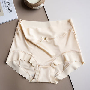 Premium Satin Antibacterial Ice Silk Moisture-absorbing Panties