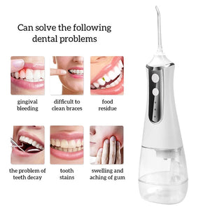 Portable Rechargeable Cordless Oral Irrigator 300ML