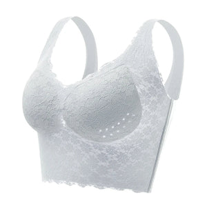 Women Seamless Lace Underwear Large Bralette Breathable Padded Wire Free Bras
