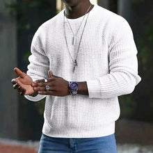 Load image into Gallery viewer, Men Long Sleeve Round Neck Knitwear
