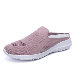 Women's mesh breathable flat casual shoes