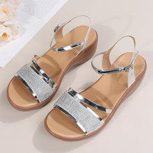 Load image into Gallery viewer, Women&#39;s summer new wedge fish mouth sandals
