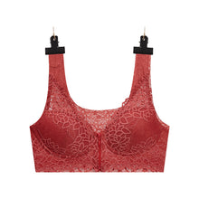 Load image into Gallery viewer, Ladies Zip Front Push Up Lace Bra
