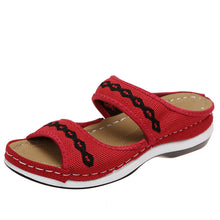 Load image into Gallery viewer, Stylish Wedge Cutout Comfortable Flat Slippers
