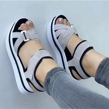 Load image into Gallery viewer, Women&#39;s Velcro Platform Comfort Sandals

