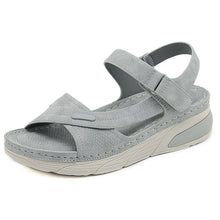 Load image into Gallery viewer, Women&#39;s Casual Thick Sole Velcro Sandals
