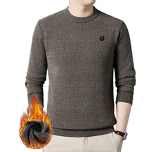 Load image into Gallery viewer, Men&#39;s Warm Cozy Lined Solid Color Premium Sweater
