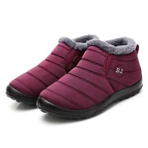Winter warm and waterproof cotton boots unisex