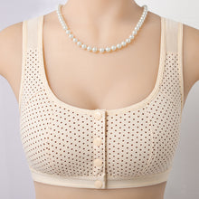 Load image into Gallery viewer, Large size sponge front button sleep bra
