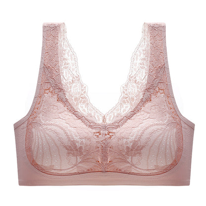 Women's Latex One Piece Thin Push-Up Bra