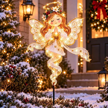 Twisted Christmas Lighted Yard Stakes