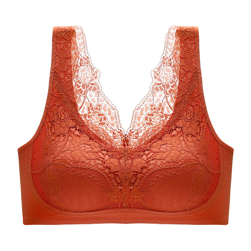 Women's Latex One Piece Thin Push-Up Bra